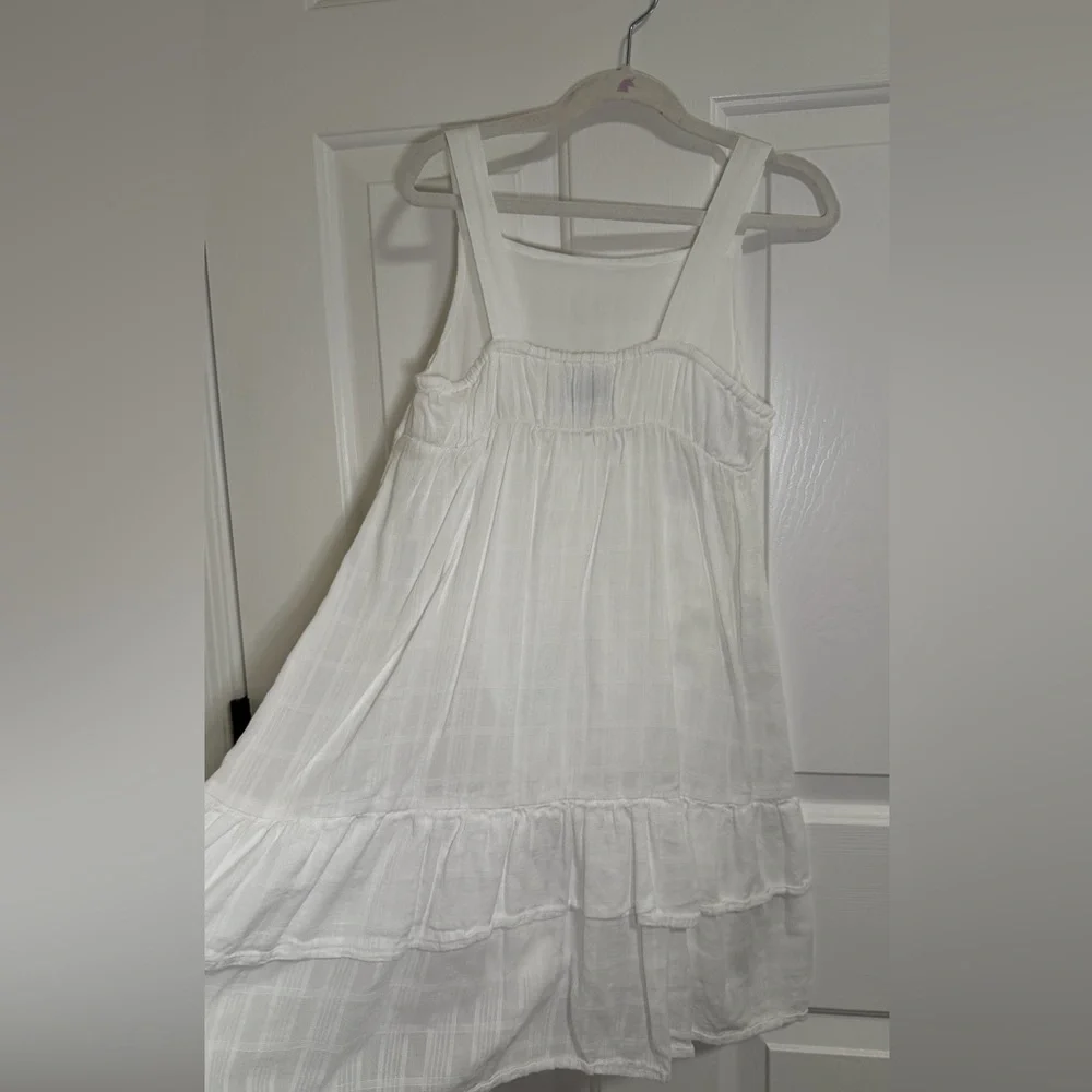 Old Navy Sleeveless Tiered Textured-Dobby All-Day Midi Dress for Girls Size M(8)